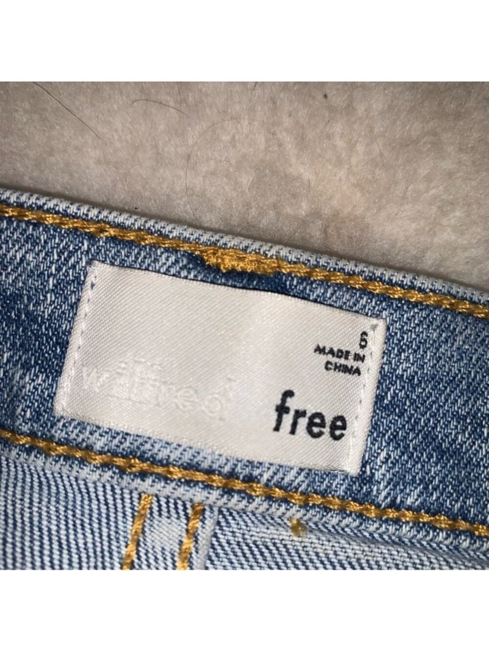 Aritzia Wilfred Free Tanit Blue Denim Mini Skirt 6 - Picture 5 of 9